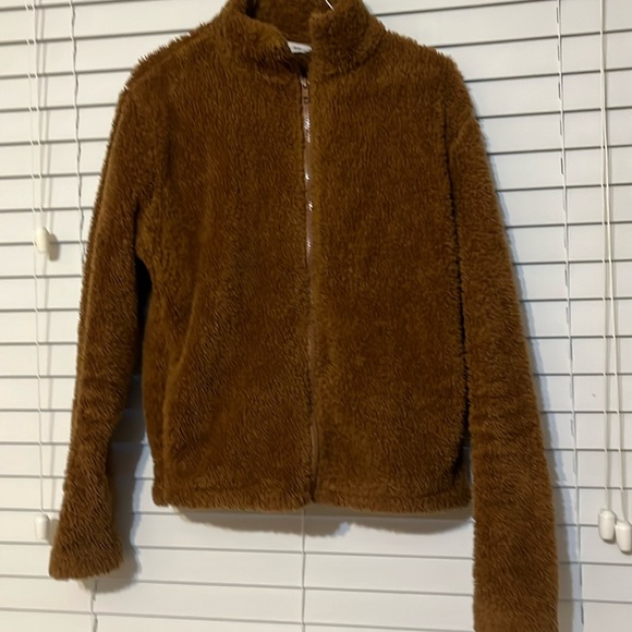 Teddy bear fleece Sherpa full zip jacket - Picture 1 of 3